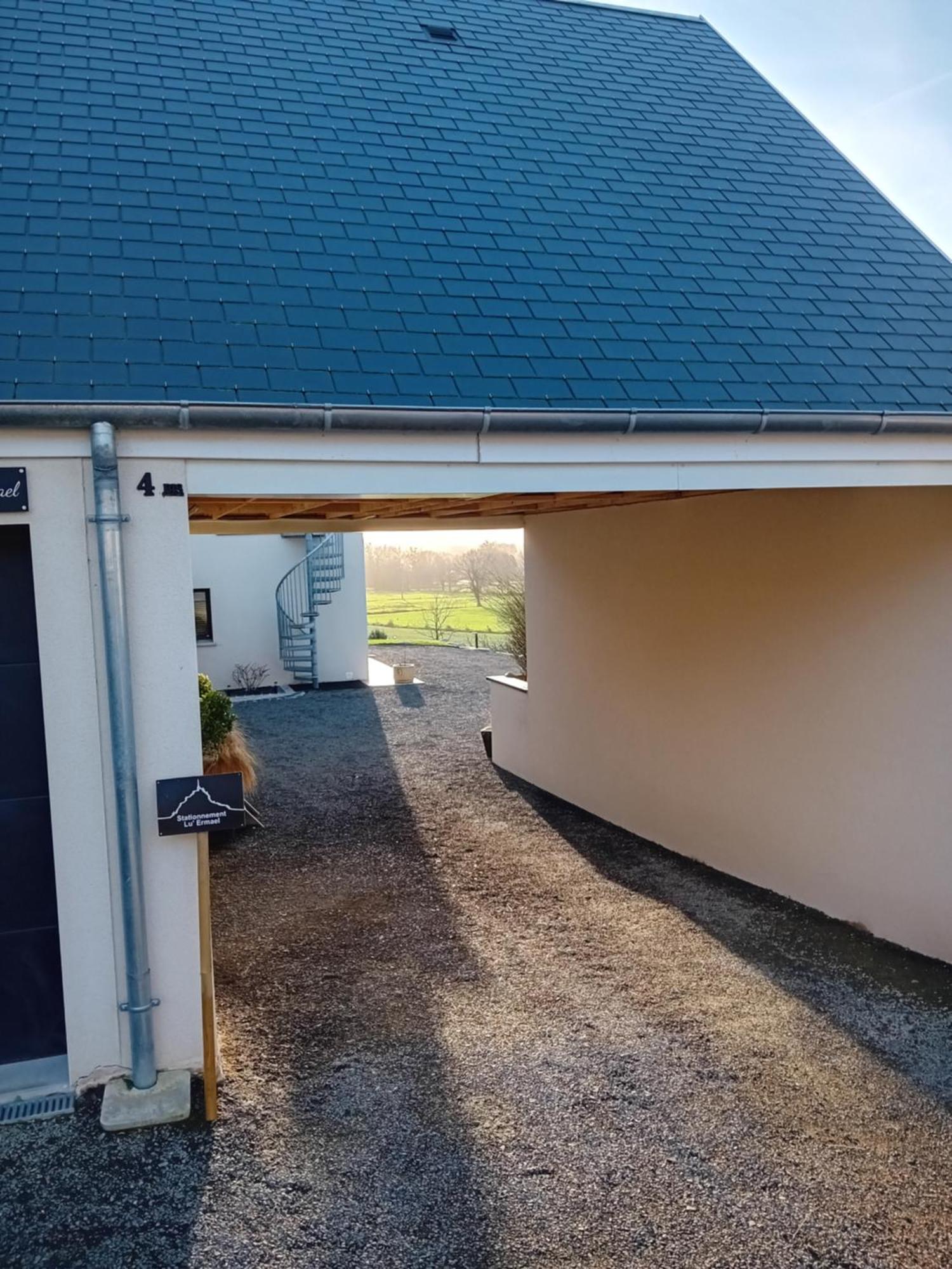 Appartement Lu'Ermael Avec Vue Mont Saint Michel Courtils Екстер'єр фото